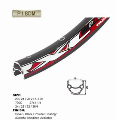 【帕威爾26寸自行車車圈、雙層輪圈 山地車車圈 P18DM 】價格_廠家_圖片 -
